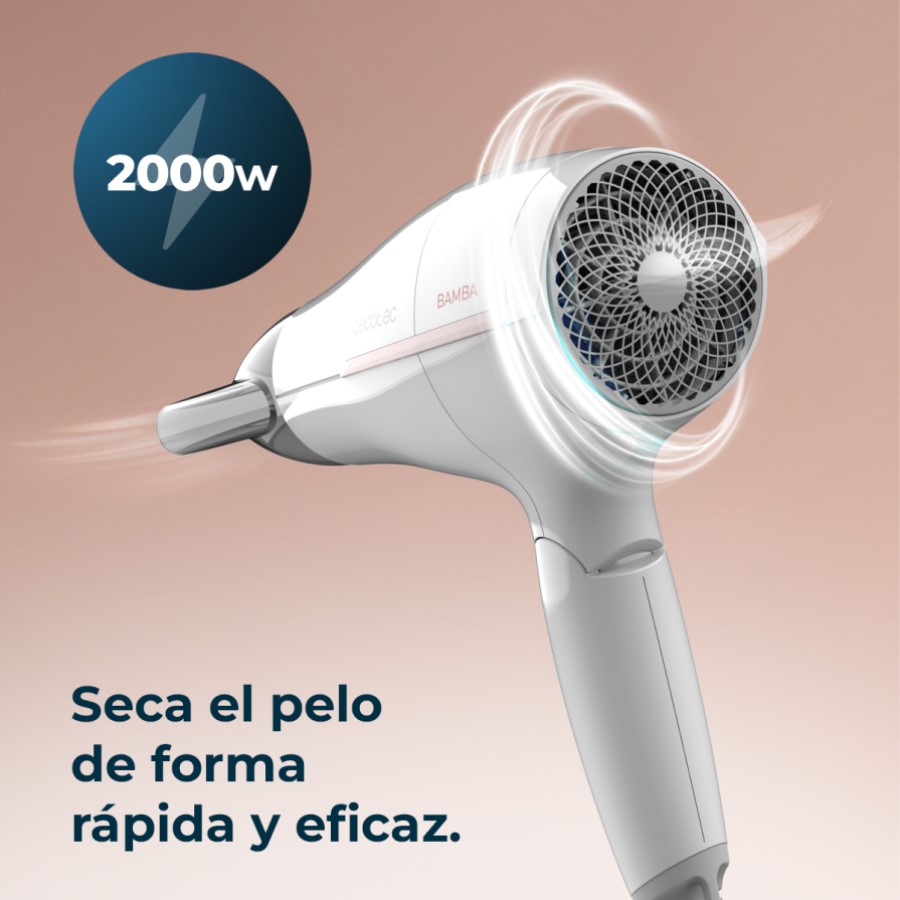 additioanl image for  Cecotec Travel Hair Dryer White 2000W 